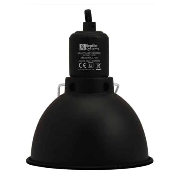 Lámpara con Pinza E27 Black Edition Reptile Systems ( Medium y Large )